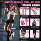 Pull Up Assistance Bands,Up to 300 lbs Assistance,Adjustable Heavy Duty 4 Resistance Bands for Pull up, with Feet/Knee Rest, Handle and Door Anchor for Home Gym Fitness Exercise Strength Training