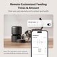 PETLIBRO Automatic Cat Feeder, 5G WiFi Pet Feeder with Freshness Preservation, Timed Cat Feeders for Dry Food, Up to 48 Portions 10 Meals Per Day, Granary Pet Feeder for Cat/Dog