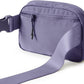 ODODOS Unisex Mini Belt Bag with Adjustable Strap Small Fanny Pack for Workout Running Traveling Hiking, Ultra Violet