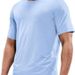 MIER Men's Dry Fit Workout T-Shirts Athletic Running Tee Short Sleeve Crew Neck Gym Tops, Polyester, Moisture Wicking