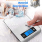 Ataller Smart Food Scales with Nutritional Calculator, Smartphone App with 26 Nutrients Tracking, Calorie, Marco, Digital Kitchen Weight Grams and Ounces for Weight Loss, 11 Pounds, Stainless Steel