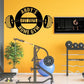Luxury Personalized Gym Metal Sign, Custom Home Gym Sign, Home Gym Decorations, Gifts for Fitness Lovers, Workout Room Decor, Gym Signs for Home Gym, Christmas Gifts 1