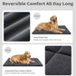 MADE 4 PETS Dog Crate Pad Bed for Medium Large Dogs, Washable & Reversible, Anti-Slip Kennel Mat for Cozy Sleeping, Soft Fluffy Dog Bed for Indoor & Outdoor Use, 35"x23", Dark Gray