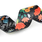 Mercano Adjustable Dog Collar - Special Design Patterns, Soft Nylon Comfortable Sturdy Pet Collar for Small Medium Large Dogs (XS, Floral Orange)