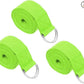 PATIKIL Yoga Strap for Stretching Cotton Yoga Belt with Adjustable Metal D-Ring Buckle Stretch Band for Fitness Pilates