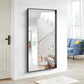 Black Bathroom Mirror, 30x60 Inch Rectangular Deep Frame Mirror, Large Wall Mounted Bathroom Vanity Mirror Over Sink for Bedroom,Restroom, Living Room, Hangs Vertically or Horizontally