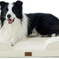 Bedsure Orthopedic Dog Beds Large Sized Dog - Washable Large Dog Cat Bed Waterproof, Comfort Dogs Couch Sofa with Washable Removable Cover, Pet Bed with Nonskid Bottom, Ivory, 35"