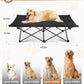 KingCamp Elevated Dog Bed for Large Dogs, Outdoor Raised Cooling Pet Cot Bed with Washable Breathable Mesh & No-Slip Feet Perfect for Camping, Backyard, Indoor Use (Large, Black)