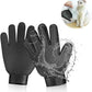 Grooming Glove for Deshedding - Efficient Pet Hair Remover Brush for Dogs, Cats, Horses (Long & Short Fur)