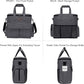 Modoker Airline Approved Pet Travel Bag, Weekend Dog Travel Set for Dog and Cat, Airline Approved Tote Organizer with Multi-Function Pockets 2 Food Storage Containers, 2 Collapsible Bowls (Dark Gray)