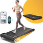 3.0HP Walking Pad with 9% Incline, 0.6-5 MPH, Compact & Portable Under Desk Treadmill for Home/Office, Maximum 265lbs Capacity, Remote, APP Control, for Jogging/Running, Assemble Free