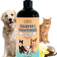 POM Pets 2-in-1 Organic Dog Shampoo & Conditioner – Itchy Skin Relief, Dog Deshedding, Detangles Fur, Cat Shampoo, Paw Cleaner for Dogs, Natural Coat Defense Formula