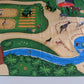 Farm Play Mat for Farm Toys | Foldable Solution |Large Size 57” x 57” | Farm Animals | Tractor Play| Activity Mat | by Play Mat Factory