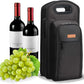 ALLCAMP 6 Piece Wine Travel Bag and Insulated Wine Carrier Tote Carrying Cooler Bag with Handle,Great Gift for Wine Lover