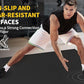CAMBIVO Large Exercise Mat for Home Workout, 8'x6'/7'x5'/6'x4' (7 mm) Extra Thick Exercise Mat for Home Gym, Shoe-Friendly, Non-Slip Gym Mat for Jump Rope, Weights, Cardio, Fitness