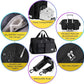 FIORETTO Women's Gym Duffle Bag with Shoes Compartment, 37L Capacity, Ideal for Travel, Gym, Sports, Duffel, Weekender