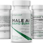 Male Ai Rapid Fat Burner for Men | Supports GLP-1 Pathway Function for Weight Loss | Appetite Suppressant, Energy Booster, Diet Pills | 3rd Party Tested Formula - 60 Capsules