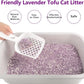 Tofu Cat Litter, Dust-Free Kitty Litter, Fast Drying, Ultra Absorbent Clumping Cat Pellets, Lavender Odor Control, Less Scattering, Dust-Free Mixed Tofu.