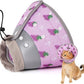 Avont Cat Cone Collar Soft to Stop Licking, Adjustable Foldable Lightweight Kitten Recovery Collar After Surgery for Small Dogs, Elizabeth Cone of Shame Alternative -Grape(L)