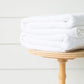 CH White Bath Towels Bulk - 22 x 44 Inches, 100% Cotton Economy Light Weight Towels for Commercial Use - Quick Dry, Ultra-Soft, and Absorbent Bulk Towels (6 Pack)