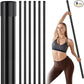 Hiboom 6 Pcs 5ft Yoga Stick Natural Bamboo Exercise Stick with Non-Slip Rubber Ends Stretching Tool Posture Corrector Stretch Tool for Flexibility, Workout, Balance Fitness