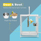 VIVOHOME 19 Inch Wrought Iron Bird Travel Carrier Cage for Parrots Conures Lovebird Cockatiel Parakeets White