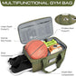 ETRONIK Gym Bags for Men Women, Military Duffle Bag Backpack with Shoe Compartment, 3 in 1 Carry on Bag Travel Backpack with Wet Pocket, Weekender Overnight Range Bag for Workout Football Gym, Green