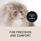 Eye Envy ProPowder Applicator Brush for Dogs and Cats. Use to safely and evenly apply Tear Stain Powder. Small. Washable superfine fiber hair. Long tapered bristles. Ergonomic handle