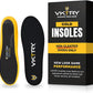 VKTRY Gold for Non-Cleated Shoes - Carbon Fiber Performance Insoles - Customized Athletic Inserts for Sports Basketball Volleyball Running & More | Shock Absorption US M2.5-3, W4.5-5, <120lbs