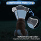 Soft Dog Cone Collar After Surgery Recovery,Adjustable E-Collar with Removable Shield,Lightweight,Breathable Anti-Licking Protective Cone for Large,Medium,Small Pets (Blue, M (Neck:12''-15''))