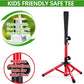 Baseball Softball Tee for Kids Toddles 3-10 Years Batting Hitting Tee T Ball Set Stand for Baseball Trainer Easy Adjustable Height 20.5''-29.5''Portable w/Carry Bag for Indoor Outdoor