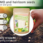 Vegetable Seeds Kit Fruit Seeds for Planting Non-GMO and Heirloom 35 Varieties Seeds for Planting Vegetables 10 Plant Markers