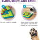 Outward Hound by Nina Ottosson Multipuzzle Level 4 Expert Dog Treat Puzzle for Enrichment, Blue