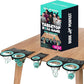 Dude Perfect Sticky Tic Tac Toe & Tabletop Roll Set | Indoor & Outdoor Games, Perfect Fun for Family Game Night & Parties, Birthday for Children, Kids & Adults | Ages 4+ & 6+