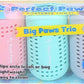 Sweet Paws Portable Dog Paw Towel, Lightweight & Super Absorbent Microfiber, Clips onto Leash, Quick Drying Towel for Dogs Paws with Silicone Case, Dry Dog’s Paws on The Go - 3 Pieces Set - Large