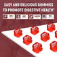 Fiber Gummies with Probiotics,10G Fiber per Serving No Sugar Added Apple Flavor, with 10 Billion CFU Probiotics Blend, Apple Cider Vinegar, Vitamin C, Inulin, Bloating Support 90 Count