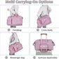 FIORETTO Women's Gym Duffle Bag with Shoes Compartment, 37L Capacity, Ideal for Travel, Gym, Sports, Duffel, Weekender