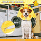 KOOLTAIL Inflatable Dog Cone Collar, Soft Dog Cone Alternative for Large Medium Small Dogs After Surgery, Cute Costume Adjustable Donut Neck Cone for Dogs Cats, Comfortable Recovery E Collar, Duck M