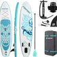 FBSPORT 11' Premium Stand Up Paddle Board, Yoga Board with Durable SUP Accessories & Carry Bag | Wide Stance, Surf Control, Non-Slip Deck, Leash, Paddle and Pump for Youth & Adult