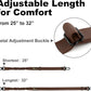 Plutus Pet Dog Seat Belt for Car, Adjustable Dog Car Harness with Carabiner Clip, Reflective Safety Dog Seatbelt Leash with Elastic Bungee, Chocolate
