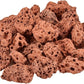 Mr. Fireglass 10 Pounds Red Natural Lava Rock for Indoor Outdoor Gas Fire Pits Fireplaces | Volcanic Lava Stones for Decorating Garden Landscaping, Potted Plants, 0.3"-0.6"