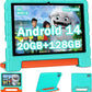 2025 Kids Tablet 10 inch Android 14 Tablets for Kid Octa-Core, 20GB+128GB (TF 1TB), Toddler Tablet with Shockproof Case, 2.4G+5G WiFi 6, Parental Control, Face Unlocked, Split Screen, BT5.0 (Green)