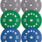 2 Inch Bumper Plates，10-500lbs，Barbell Rubber Olympic Weight Plates Set for Home Gym, Strength Training & Weight Lifting, Multiple Options Colors