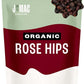 J MAC BOTANICALS Organic Rose Hips (1 Lb Bag) Whole, natural organic dried rose hips for herbal tea, rosehips dried organic, rosehip tea, packaged in the USA