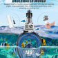 QingSong Full Face Snorkel Mask for Adults, Snorkeling Gear with Camera Mount, 180 Degree Panoramic View Snorkel Set Anti-Fog Anti-Leak