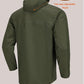 Mens Lightweight Hooded Waterproof Rain Jacket Breathable Raincoat Shell for Outdoor Mountain Hiking