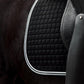 HORZE Adepto Quilted Quick-Dry Dressage Saddle Pad for Horses with Two-Tone Trim
