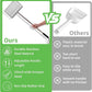 Large Chicken Poop Scooper, Metal Coop Scoop with 32" to 67" Adjustable Long Stainless Steel Handle, Chicken Poop Scooper for Sand with Heavy Duty Sifting Shovel for Chicken/ Horse/ Pet Coops (10 IN)