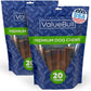 ValueBull USA Collagen Sticks for Dogs, 6 Inch Thick Chews, Natural Long-Lasting Dog Treats, 50 Count - Promotes Joint, Skin & Coat Health with Glucosamine and Chondroitin