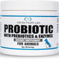 Probiotics for Dogs and Cats - Vet Formulated Made in USA Pet Prebiotic & Enzyme Powder for Digestive, Gut & Immune Health - 200 Servings (50 g)